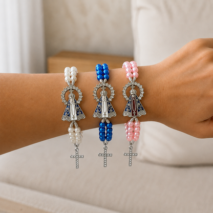Terço de Pulso de Nossa Senhora - COMPRE 1, LEVE 3