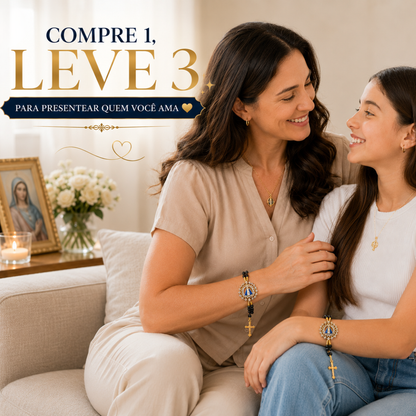Terço de Pulso de Nossa Senhora - COMPRE 1, LEVE 3