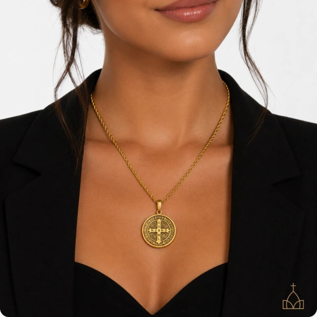 Colar Sacro Medalha de São Bento